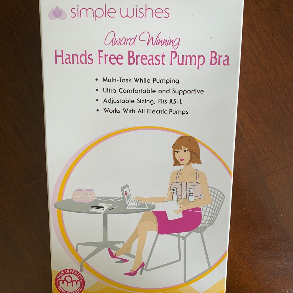 Hands free pumping bra